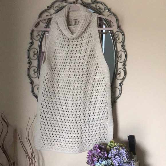 Free people sleeveless turtleneck sweater - Picture 2 of 4